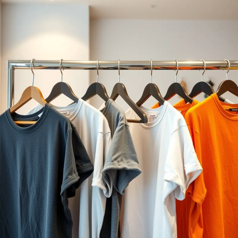 เสื้อยืดคอกลมและคอวี