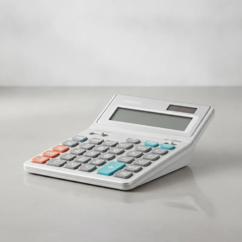 เครื่องคิดเลข Casio DF-120FM 12 หลัก